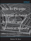 How To Prepare Defense-Related Scientific and Technical Reports